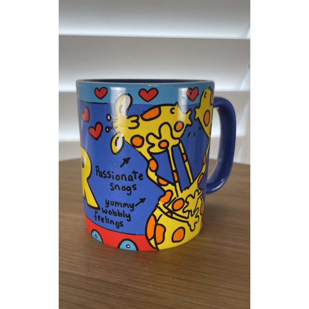Expessions card & gift company coffee‎ mug Cup 1999 giraffe Enormous Lover Gift